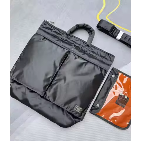 Porter 622-19555 Tanker Helmet Bag Large Capacity Shoulder Tote Bag Travel Waterproof Travel Handbag