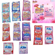 (DAIA RM0.80*6PKT)(KLINRM0.85*6PKT)DAIA AND SO KLIN WASHING DETERGENT POWDER MINI TRAVEL PACK 46GR /