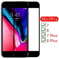 9d Screen Protector Tempered Glass Case for iPhone 7 8 Plus Cover on I Phone 7plus 8Plus 7g 8g Protective Phone Bag Iphon Coque