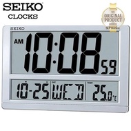 SEIKO DIGITAL LCD นาฬิกาดิจิตอล แขวนผนังพร้อมขาตั้ง รุ่น QHL080S