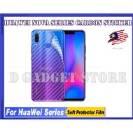 HUAWEI NOVA 3/HUAWEI NOVA 3i/HUAWEI NOVA 3E Back Carbon Fiber Sticker