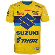 Suzuki Sublimation Short Sleeve / Baju Microfiber Jersi / Baju Jersey T-Shirt / Tshirt Jersey