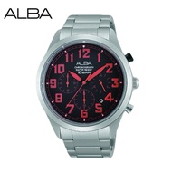 Alba Watch 💯(Ori) AT3533X Men Chronograph Metal Strap / Men Watch / Jam Tangan Lelaki / Jam Lelaki /