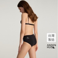 [Anden Hud] Secret Garden.mid-Waist Briefs (Black-Elegant Growth) Pure Cotton Underwear Made In Taiw