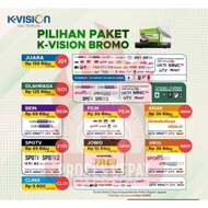 TAR166- Paket Reguler K-VISION Khusus Receiver GOL Gardiner Optus LGsa