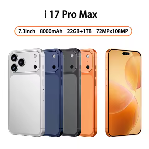 HOT Screen Protector For SMS i17 Pro Max 22GB+2TB Global Edition 108MP x 72MP Original Smart 7.3''HD