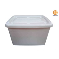 Genuine product Multi-purpose plastic bin with lid and wheels from Viet Nhat. 30l box: 52 x 32 x 27c