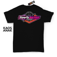 KATUN [New Design] Viral Children's T-Shirt Sound Horeg Without Limits Audio Unofficial Cotton Cotto