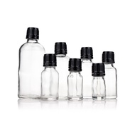 Ginger Shhots Glass Bottle Body In Black Screw Cap Drip 5ml 10ml 15ml 20ml 30ml 50ml 100ml Sdrum Essential Oil Extract