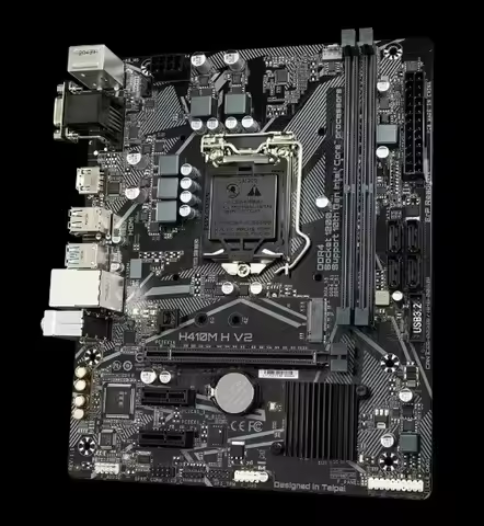 FOR GIGABYTE H410M H V2 supports M.2 VGA HDMI display interface 10th generation CPU