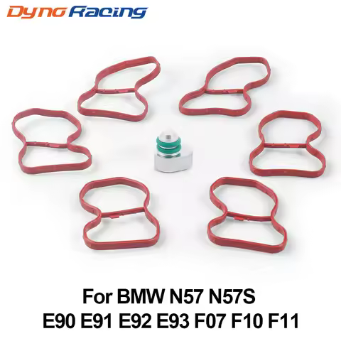 Swirl Flaps Plug Remove Kit Delete Kit With 6 Gaskets For BMW N57 N57S E90 E91 E92 E93 F07 F10 F11