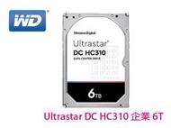 「阿秒市集」工業包 免運 WD Ultrastar DC HC310 6T 6TB 3.5吋 256M 企業級 內接硬碟
