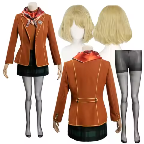 Ashley Graham Cosplay Fantasia Dress Costume Adult Women Disguise Coat Skirt Outfits Halloween Disgu