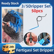 Fertigasi Dripper 50cm  3/5 & 4/7 Micro tube Full Fertigation Dripper Set /Fertigasi Set Dripper Tiu
