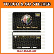 Alfa Romeo - Exclusive Touch n Go Sticker [ Front & Back ]