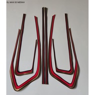 MERAH GL MAX 83 RED STRIPING