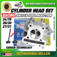 YAMAHA SRL115 FI LAGENDA FI RACING CYLINDER HEAD + VALVE SET 24/28 26/30 27/31 ORIGINAL ESPADA LAGEN