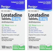 Allergy Relief, 24 Hour Allergy Relief, Loratadine 10mg Tab, 100 Tab (Pack of 2)