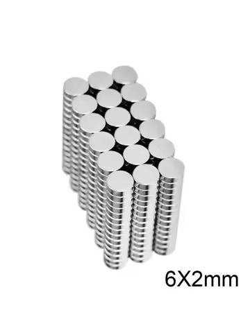 6x2mm Round Mini Small Magnet For For Refrigerator,Office, DIY 6x2 6*2