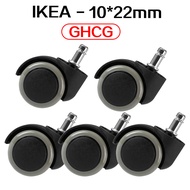HEYMAN Office Chair Caster Wheel IKEA Caster Roller Chair Wheel Swivel Castor Wheel Replacement Game