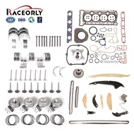 RACEORLY Engine Rebuild piston Kit Oversize +0.5 21mm For VW GTI 2.0 CDA CCZ CAW