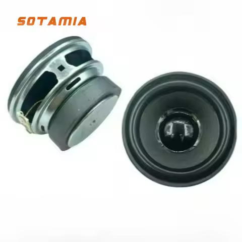 SOTAMIA 2Pcs 2.5 Inch Mini Full Range Audio Speaker 4 Ohm 8W 66mm Subwoofer High Power Bluetooth Sou