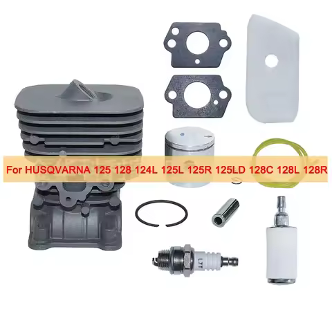 35mm Cylinder Piston Assy Fit For HUSQVARNA 125 128 124L 125L 125R 125LD 128C 128L 128R Garden Tools