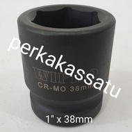 MATA WIPRO IMPACT SOCKET BIT 1" X 38 MM IMPACT SOCKET 38MM