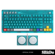 8Bitdo Retro Mechanical Keyboard 87 Keys - Clear Blue (85HE03)