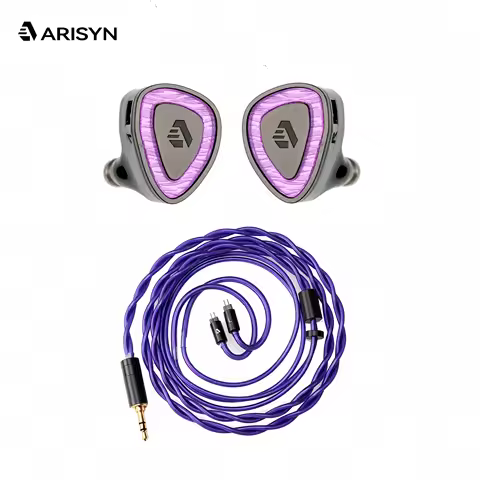 ARISYN KONG YOU 1DD + 1BC+ 1MEMS Unit In Ear Hifi Music Studio Monitor Earphone Bass Stereo Sports E