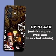 CC9/ Flexible rubber softcase for Oppo A3X/ naruto anime character Motif/ Oppo A3X case/ Oppo A3X ca