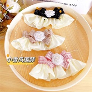 猫咪狗狗新年围脖宠物小香风山茶花围嘴小猫小狗衣服装扮围巾项圈Cat Dog New Year Scarf Pet Small Fragrant Style Camellia zhehd852.my20