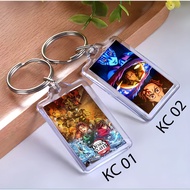GANTUNGAN Keychain Demon Slayer - ANIME Keychain - DEMN SLAYER Keychain