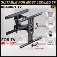 TV Bracket 40"-80" TV LED LCD Bracket Full Motion Adjustable 40"-80" Swivel TV Wall Mount - P6