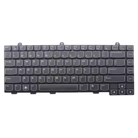 Backlit English US Keyboard For DELL Alienware M14X R1 R2 02M4NW 2M4NW Laptop TAN