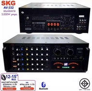 แอมป์ขยายเสียง เครื่องแอมป์ขยาย 5000W P.M.P.O DIGITAL ECHO MIXER POWER AMPLIFIER Bluetooth USB SD CA