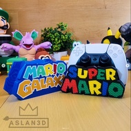 Controller base for XBOX/PS4/PS5/Switch 3D Plastic Super Mario Logo Model