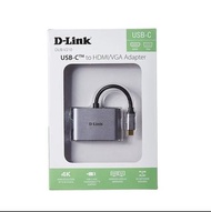 D-Link DUB-V210 USB-C to HDMI/VGA 轉插器