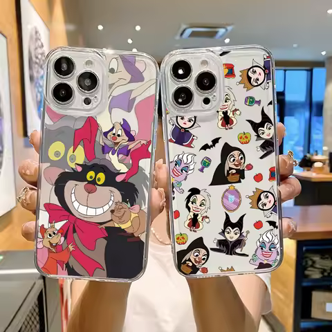 DIS V-villain Cute E-Evils Q-Queens Phone Case FUNDA For IPhone 12 11 13 14 15 16 17MINI Max Pro Plu