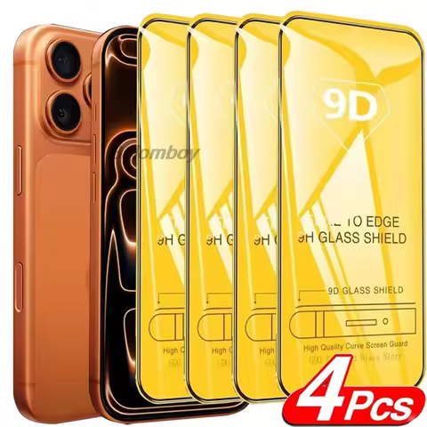 1-4Pcs 9D Tempered Glass For Xiaomi 17 Pro Max 17 Ultra 17T Pro 15 14 13 15T 14T 13T Pro Screen Prot