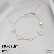 4 Leaf Clover Pull Up Design Bracelet
