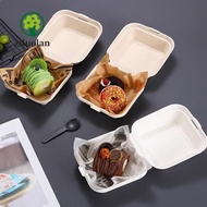 ZILUOLAN 20pcs/set Baking Cake Snack Box, Food Containers Baking Packing Burger Box, Portable Eco-Fr