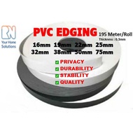 PVC Edging For Furniture Cabinet Wood Panel/PVC Edging Banding/Sisi Papan Kulit Papan Pagar Hijau Da