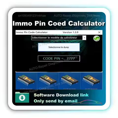 IMMO Pin Code Calculator V1.3.9 Repair equipment Diagnostic software Pin Code Calculator IMMO 1.3.9 