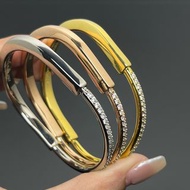 Tiffany bracelet outlet蒂芙尼帶鑽手鐲lock係列