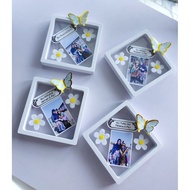 Teacher's Day Gift, 11x11 mini photo frame with custom name and photo