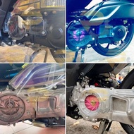 NVX V2 V3 & NMAX V2 COVER CVT TRANSPARENT CLEAR TEDAL PAPAN CVT (SIAP SCREW 1SET) ENGINE COVER NVX15