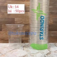Starindo Plastic Cup 14oz THICK Plastic Cup