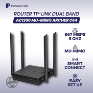 WiFi 5 Router TP-Link Archer C64 | AC1200 | Dual Band | Gigabit | Easy Mesh | Wireless | Archer C64