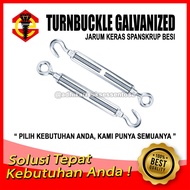 Galvanized M6 Spanskrup/ Turnbuckle 1/ 4" 6MM Hard Needle/